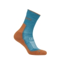 Icebreaker Wandersocke Crew Hike+ Light (Merino wool, durable, lightweight) blue/orange men's